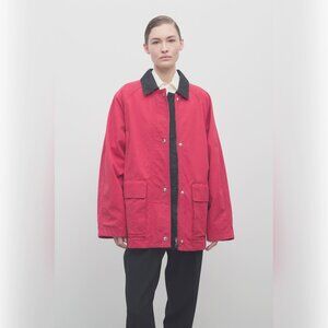 The Row Elodianna cotton canvas jacket